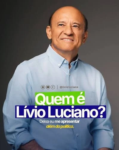 Lívio Luciano em apresentação de sua trajetória